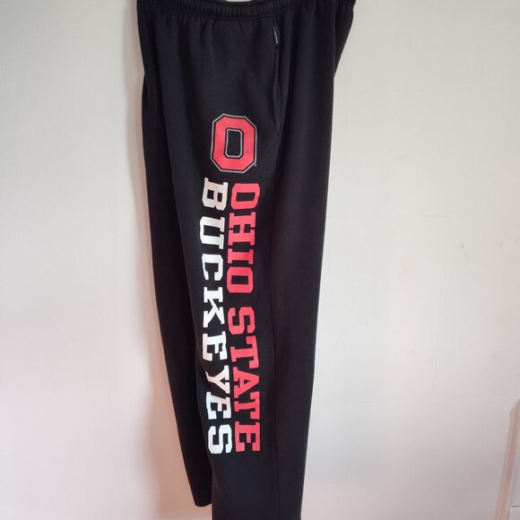 Ladies SZ M Jansport Black OSU Fleece Joggers - Picture 2 of 5